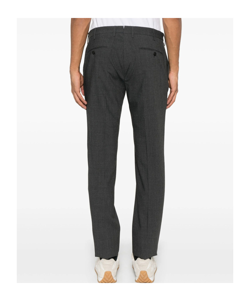 Incotex Belt-loop Casual Pants In Black