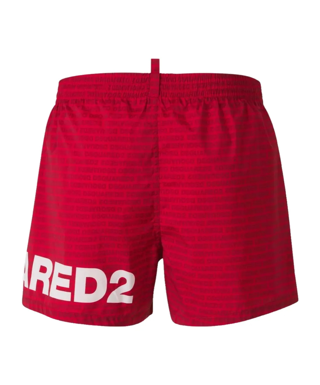 Shop Dsquared2 Wide-leg Swimming Trunks In Red