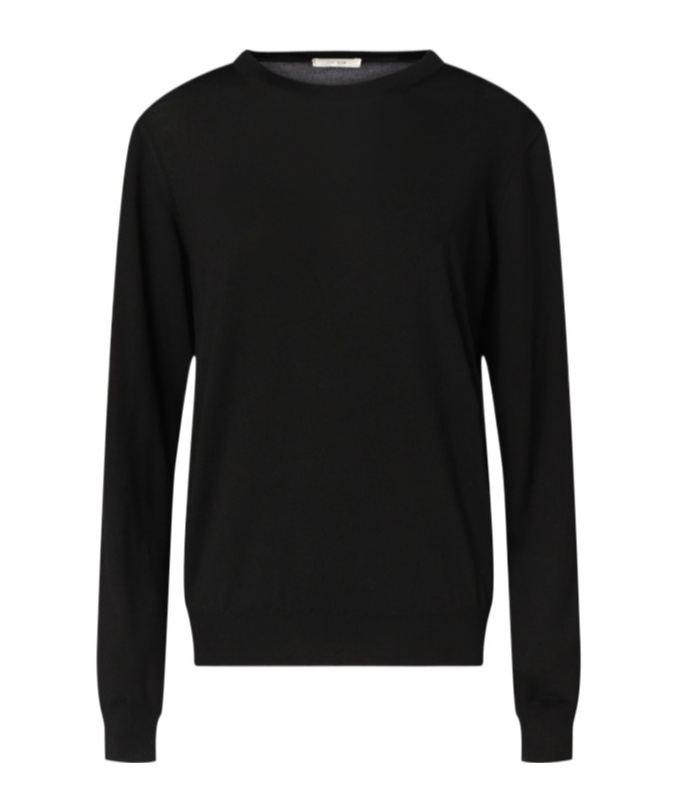 The Row Round-collar And Long-sleeved Sweater