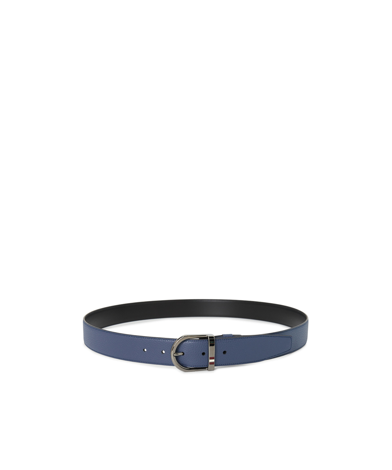 Bally Logo Belt In Blue