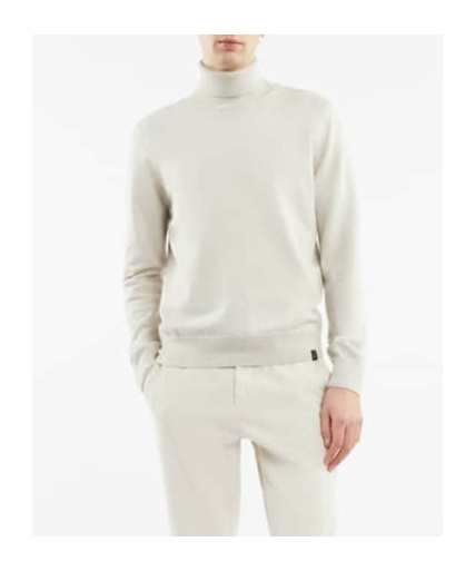 Fay Turtleneck Sweater In White