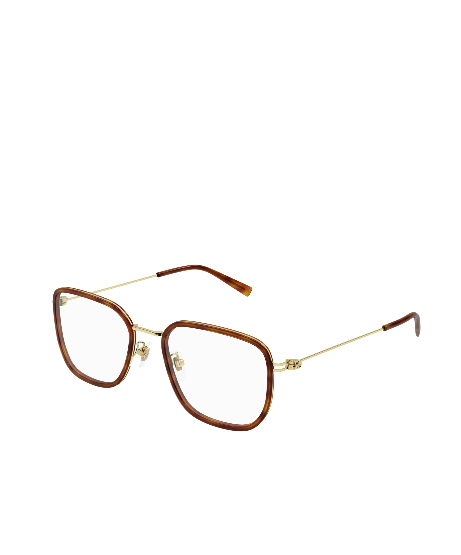Gucci Eyewear Square Frame Glasses In Brown