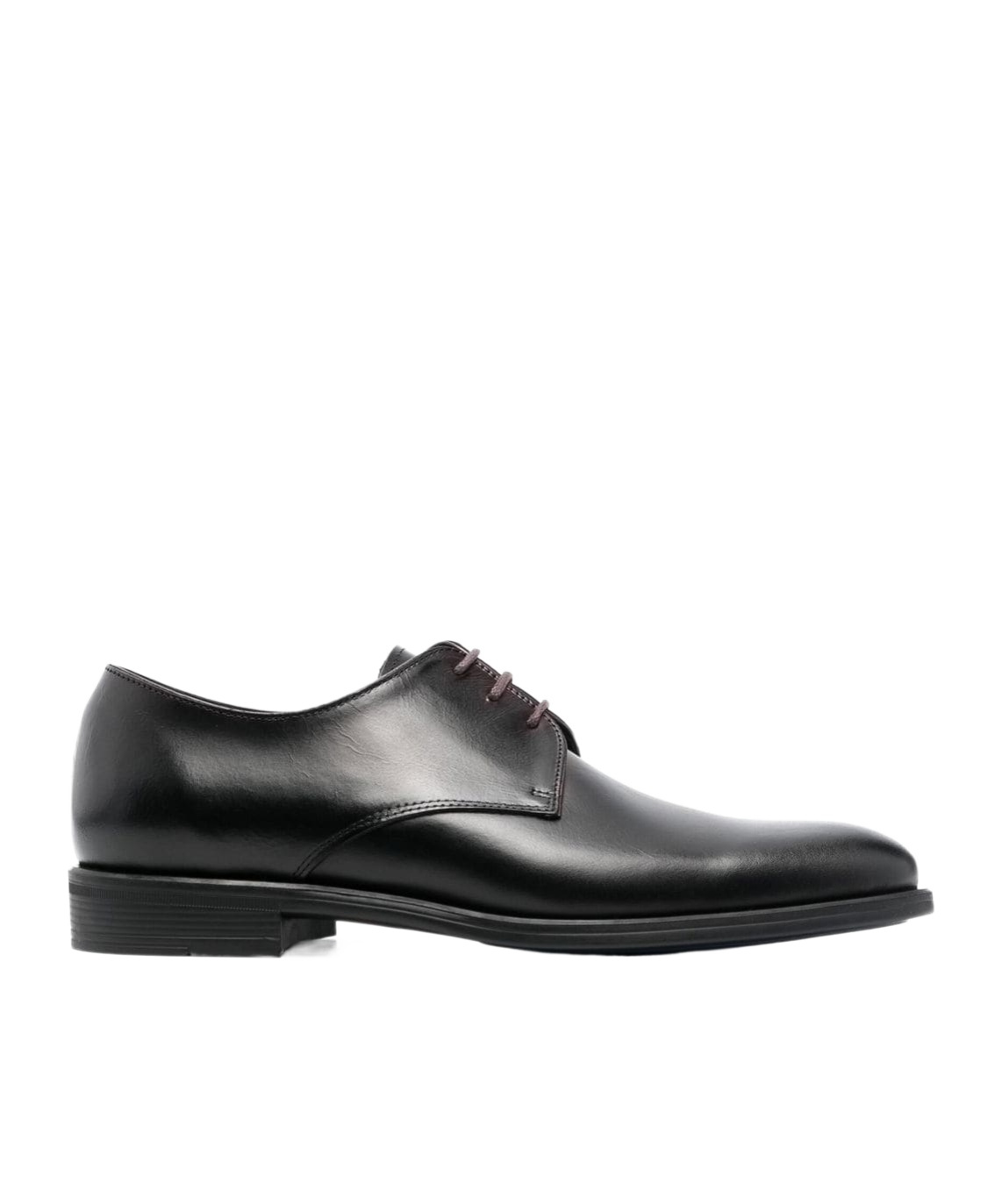 Ps By Paul Smith Matte Lace-up Shoes In Black