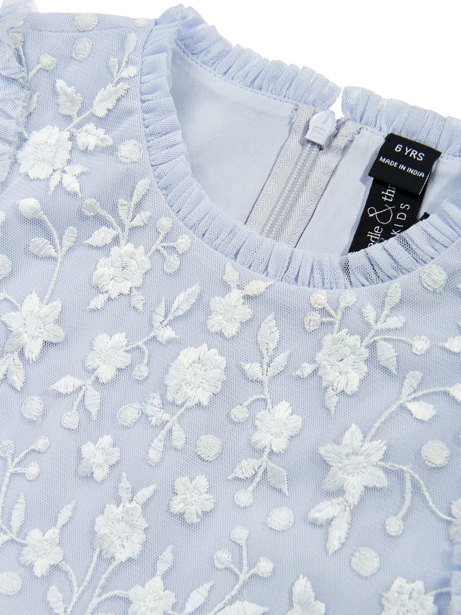 Needle & Thread Short Sleeve Dress In White
