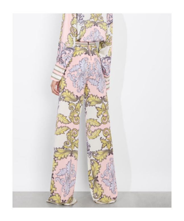 Alice And Olivia Athena Flared Wide Leg Pants Day Dreamer