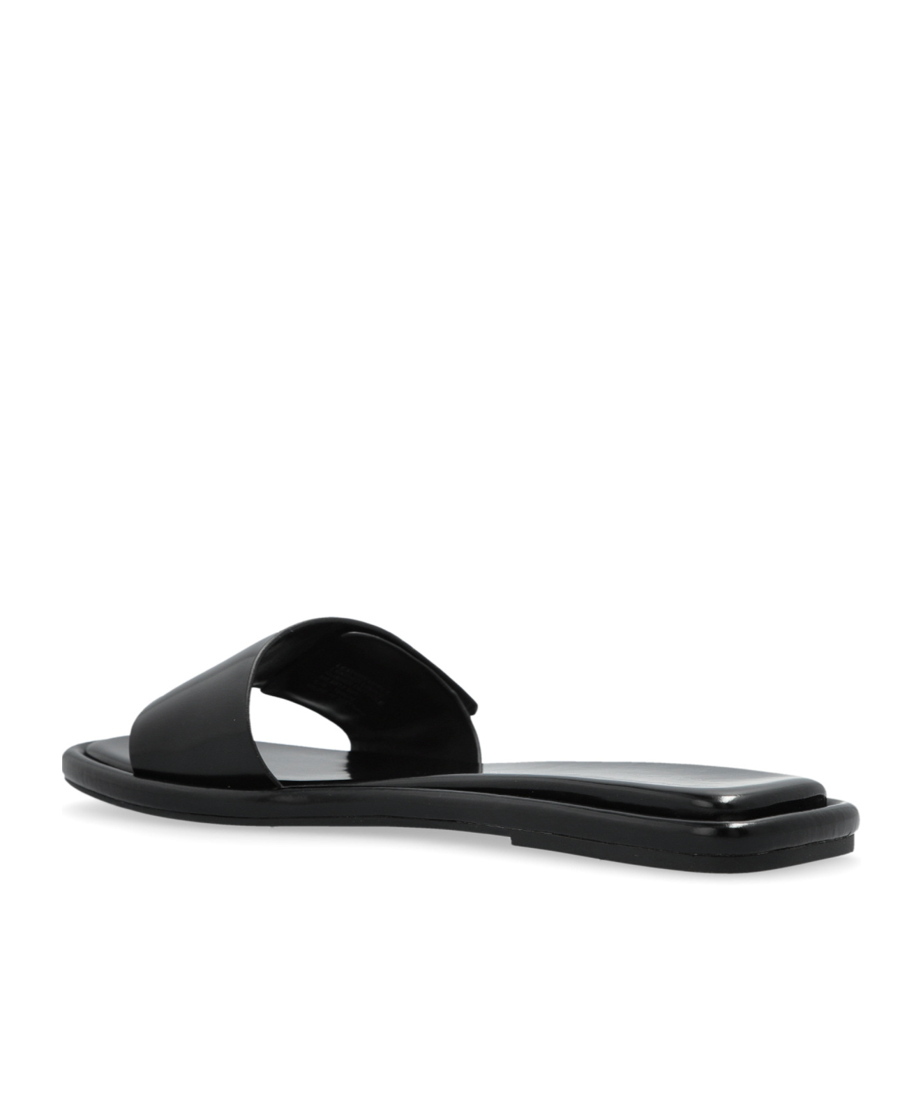 Tory Burch Black Slides T Lock