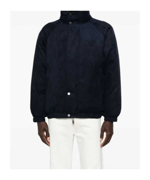 Emporio Armani Reversible Jacket From Capsule Collection New York In Blue