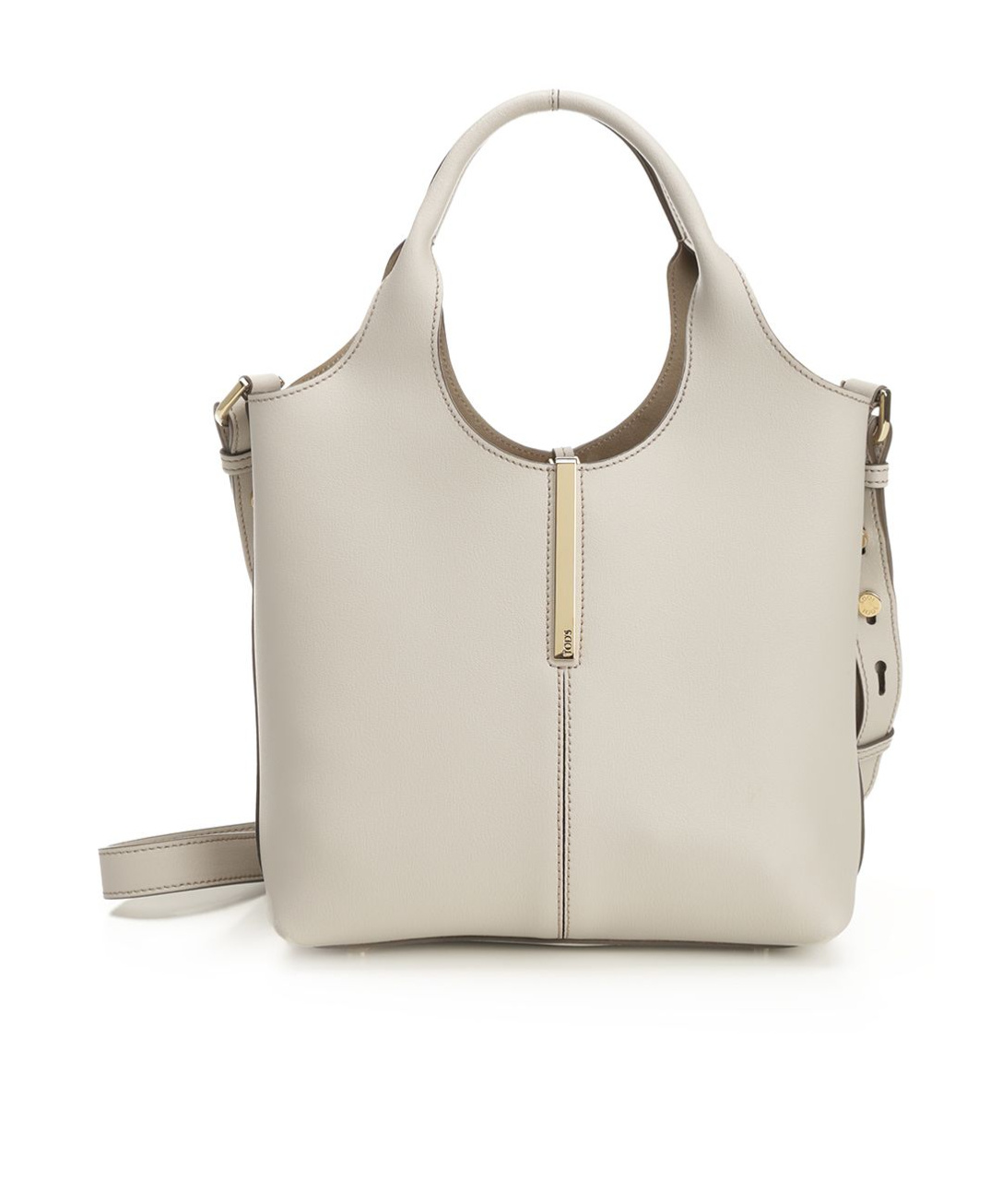 Tod's Ebr Due Manici Mini Handbags White In Brown