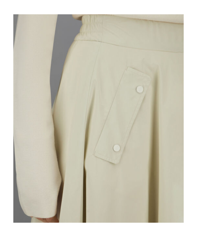 Herno 2-layered Skirt In Brown