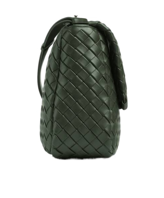Bottega Veneta Large Cobble Messenger Bag In Black