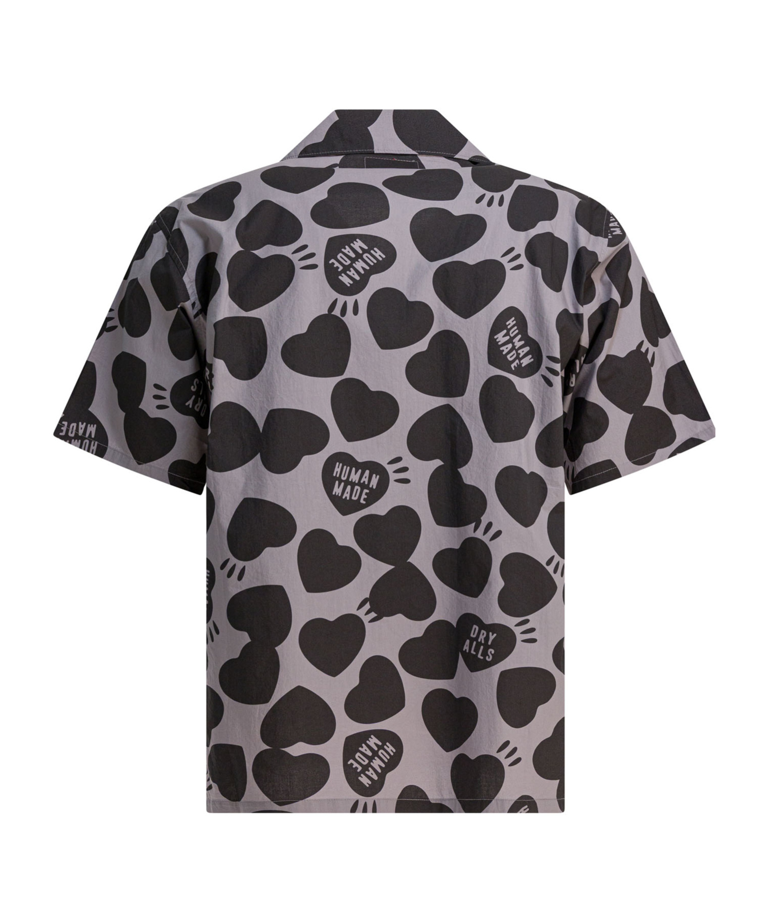 Human Made Vacation Heart Graphic Print Shirt In Gray