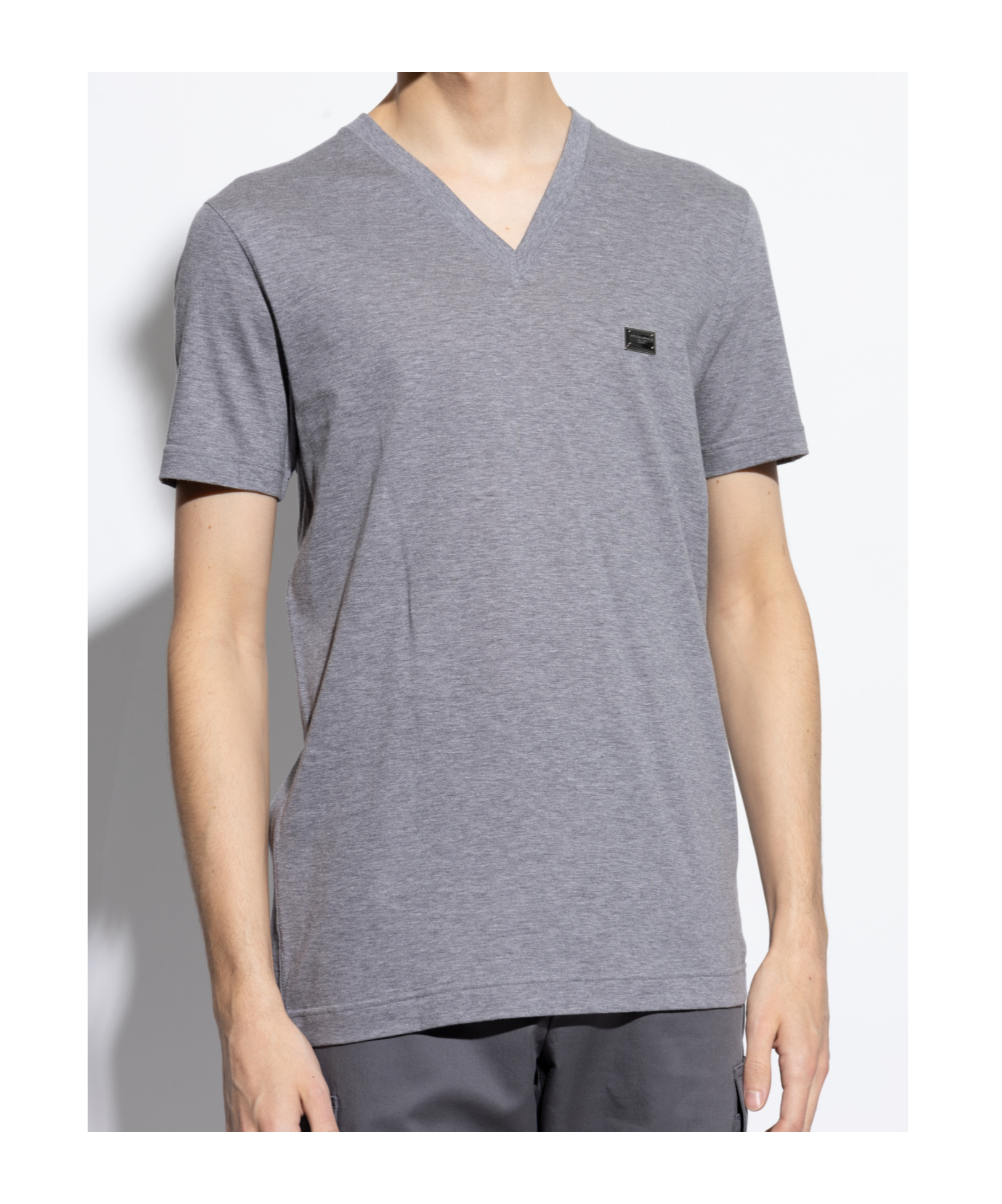 Dolce & Gabbana Short-sleeved T-shirt In Gray