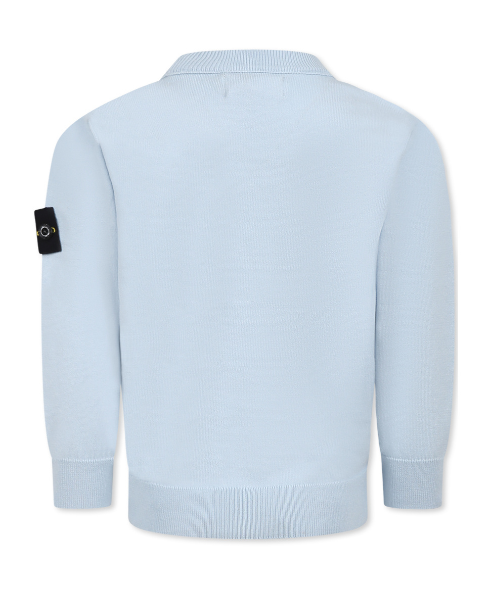 Stone Island Round-neck Sweater In Blue