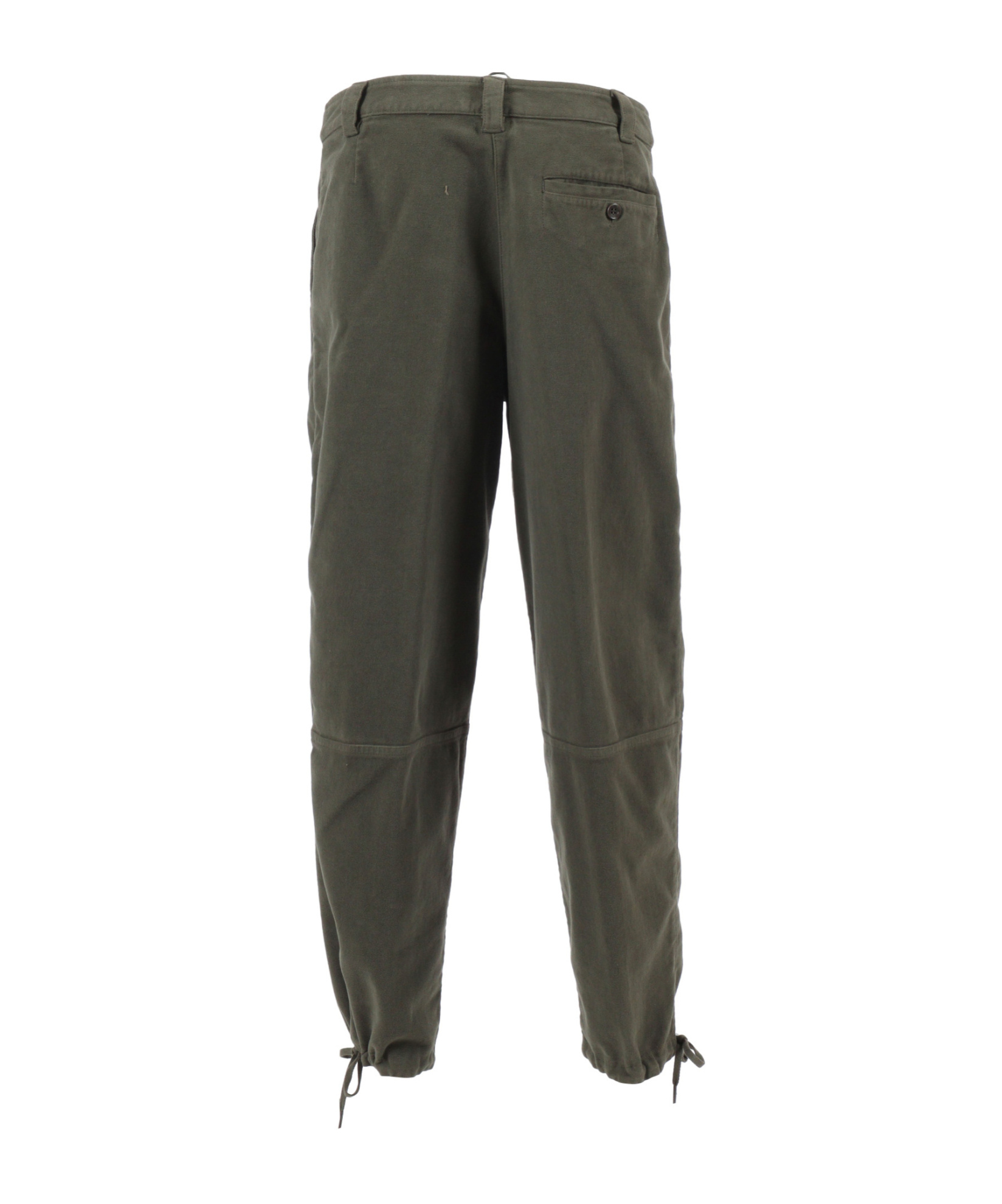 Aspesi Drawstring Cargo Trousers In Gray
