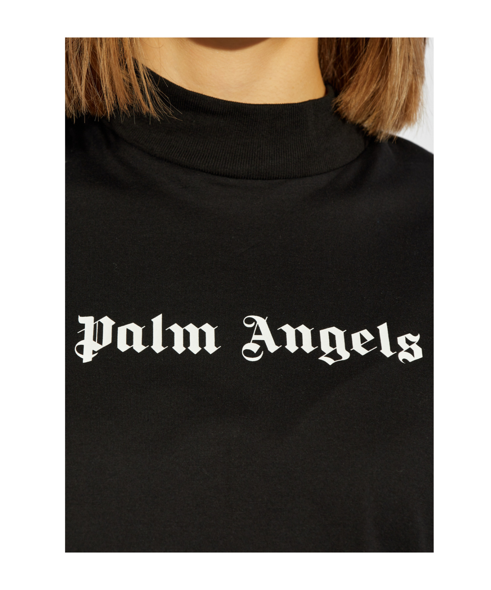 Palm Angels Short-sleeved T-shirt In Black