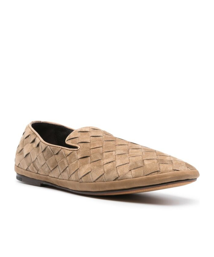 Henderson Baracco Interwoven Design Casual Shoes In Neutral