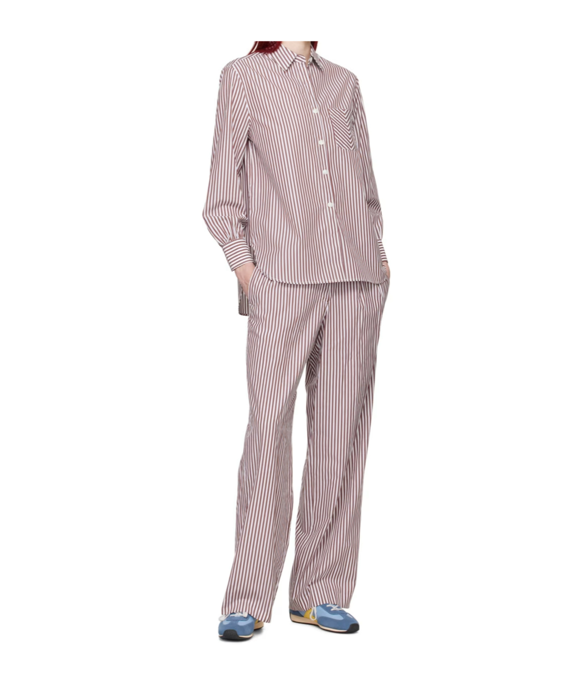 RAG & BONE LAPEL STRIPED SHIRT