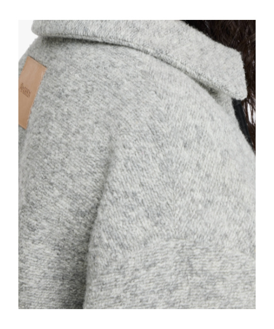 Jw Anderson Wool And Cotton-blend Jacket In Gray
