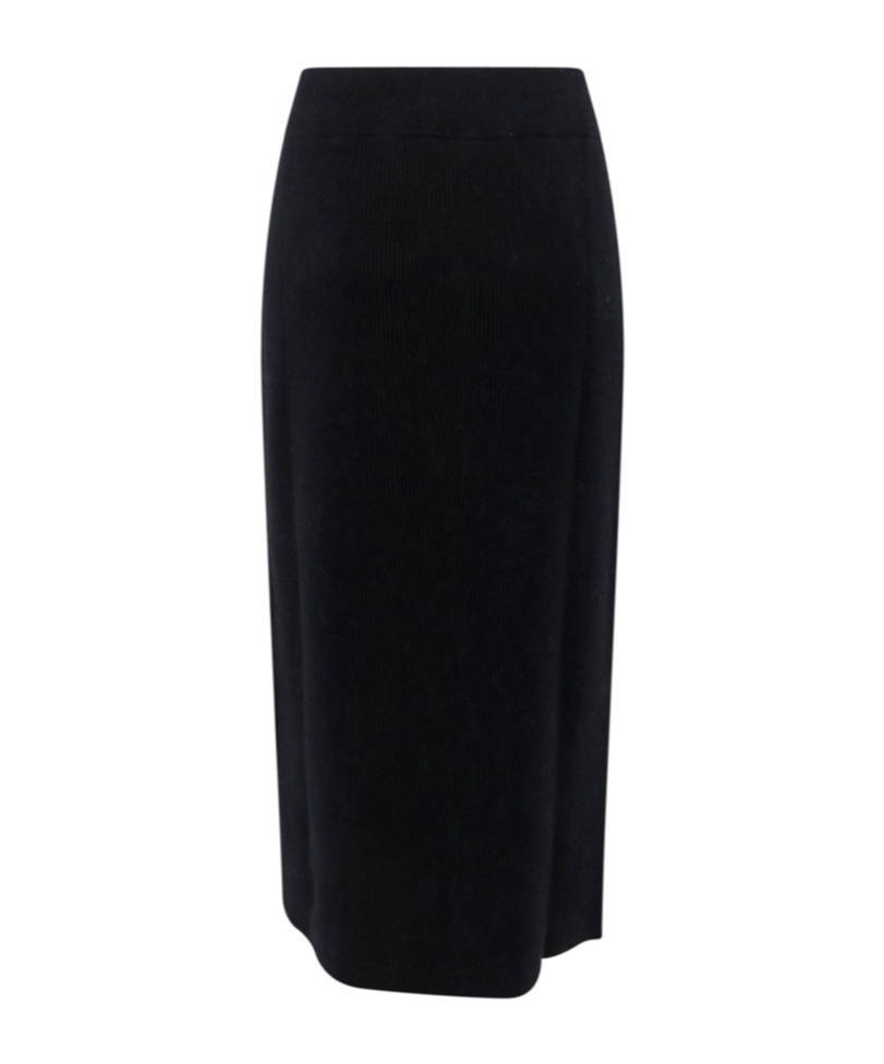 Brunello Cucinelli Midi Skirt In Black