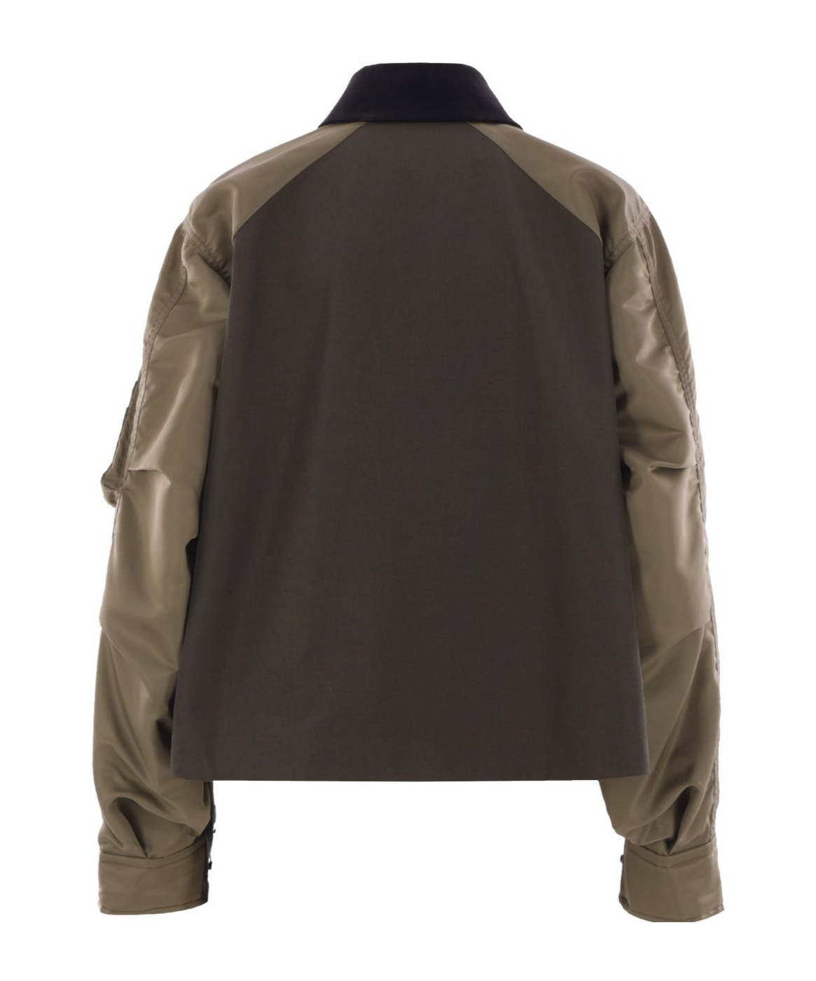 Sacai Full-zip Jacket In Black