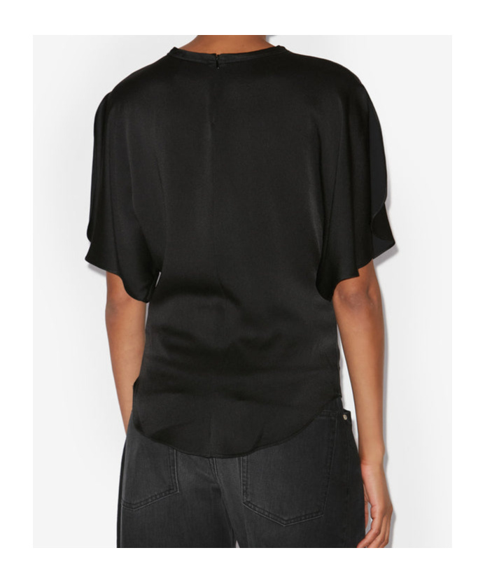 Shop Isabel Marant Karlita Top In Black