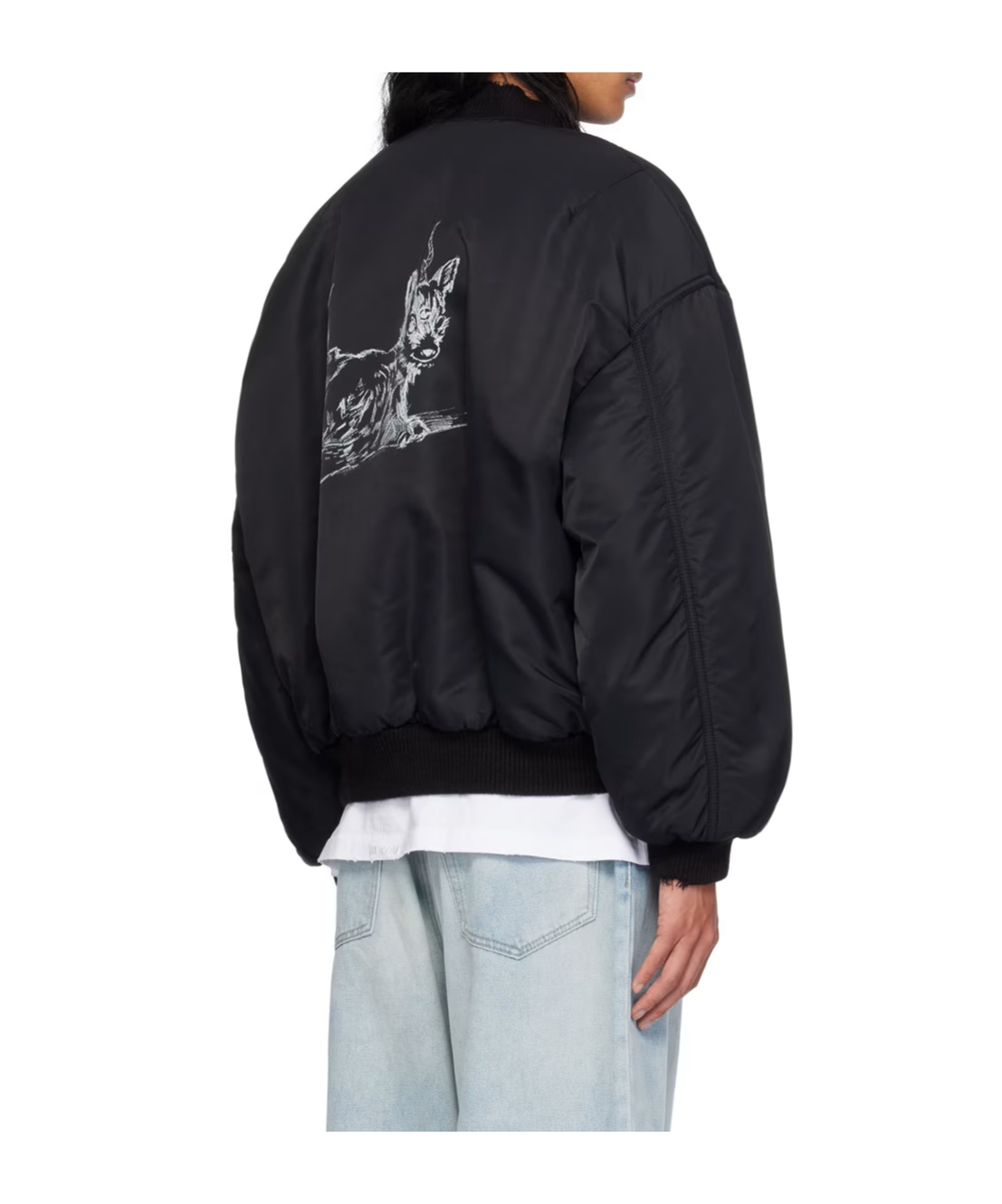We11 Done Logo Pilot Casual Jacket In Green