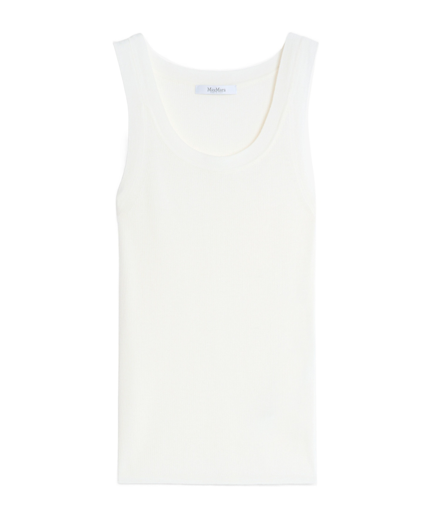 Max Mara Knitted Tank Top In White