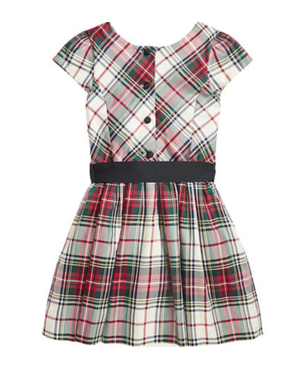 Polo Ralph Lauren Checked Dress In Multicolor