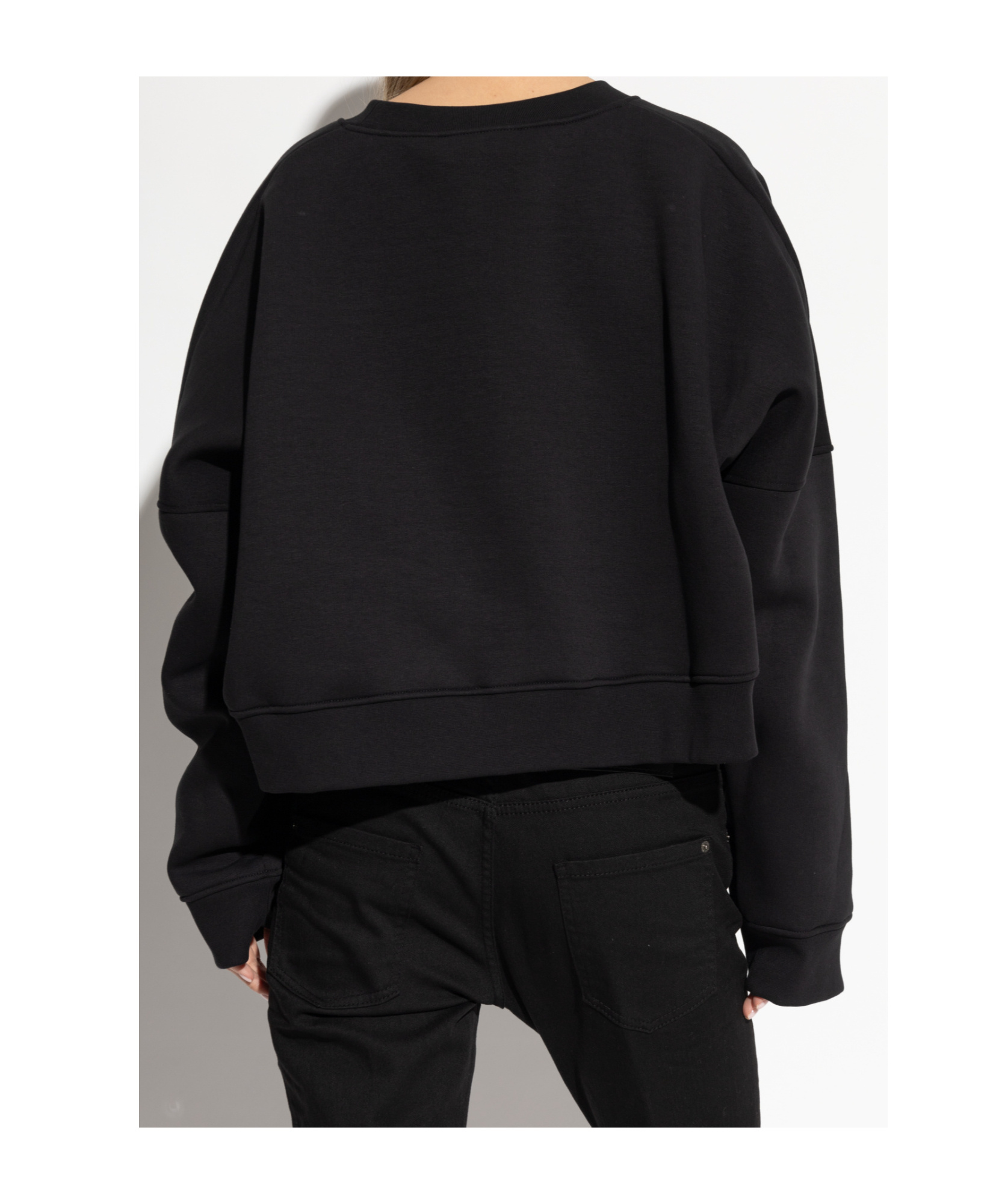 Dsquared2 Long-sleeved Sweater In Black