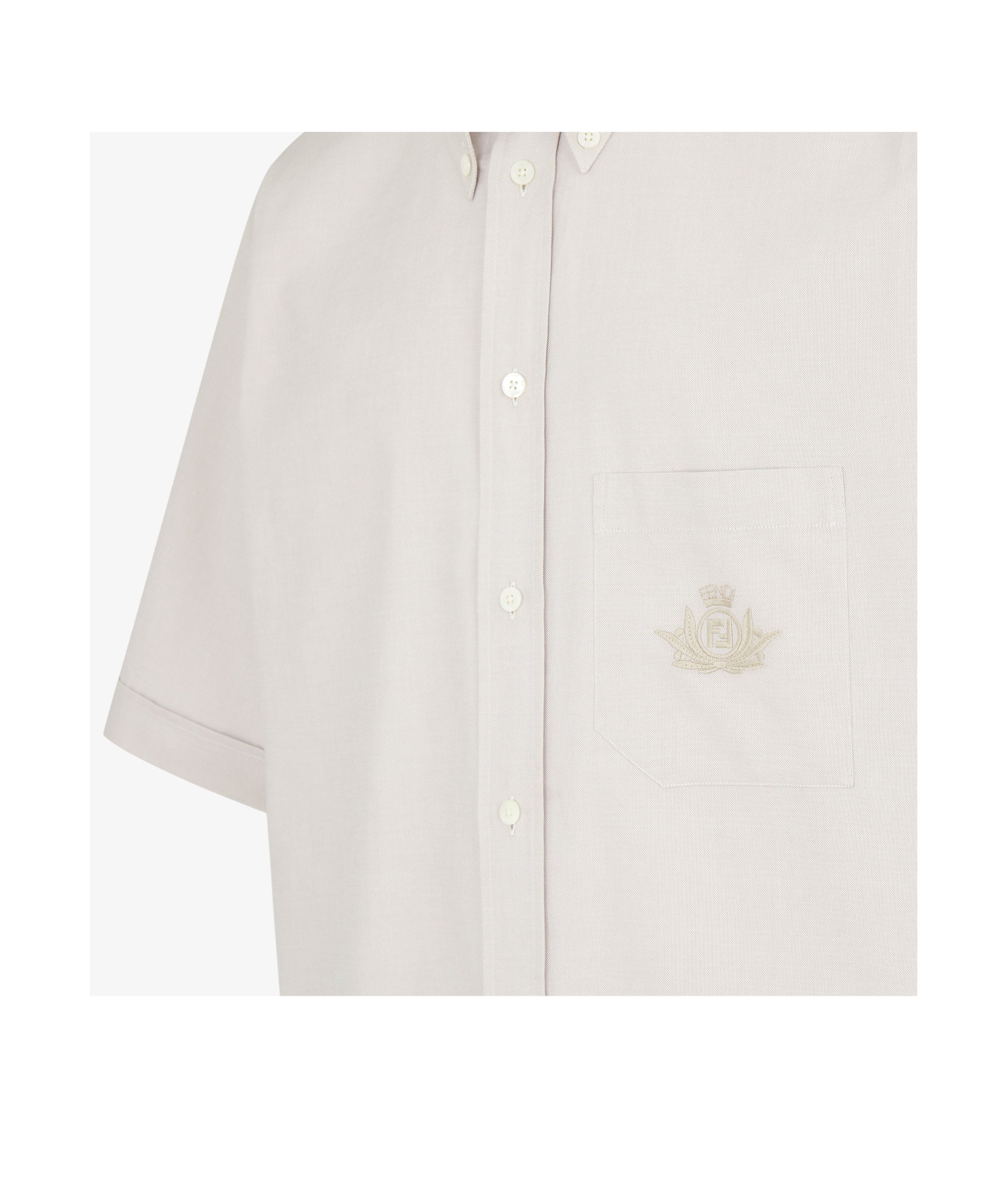 Fendi Short-sleeve Shirt In White