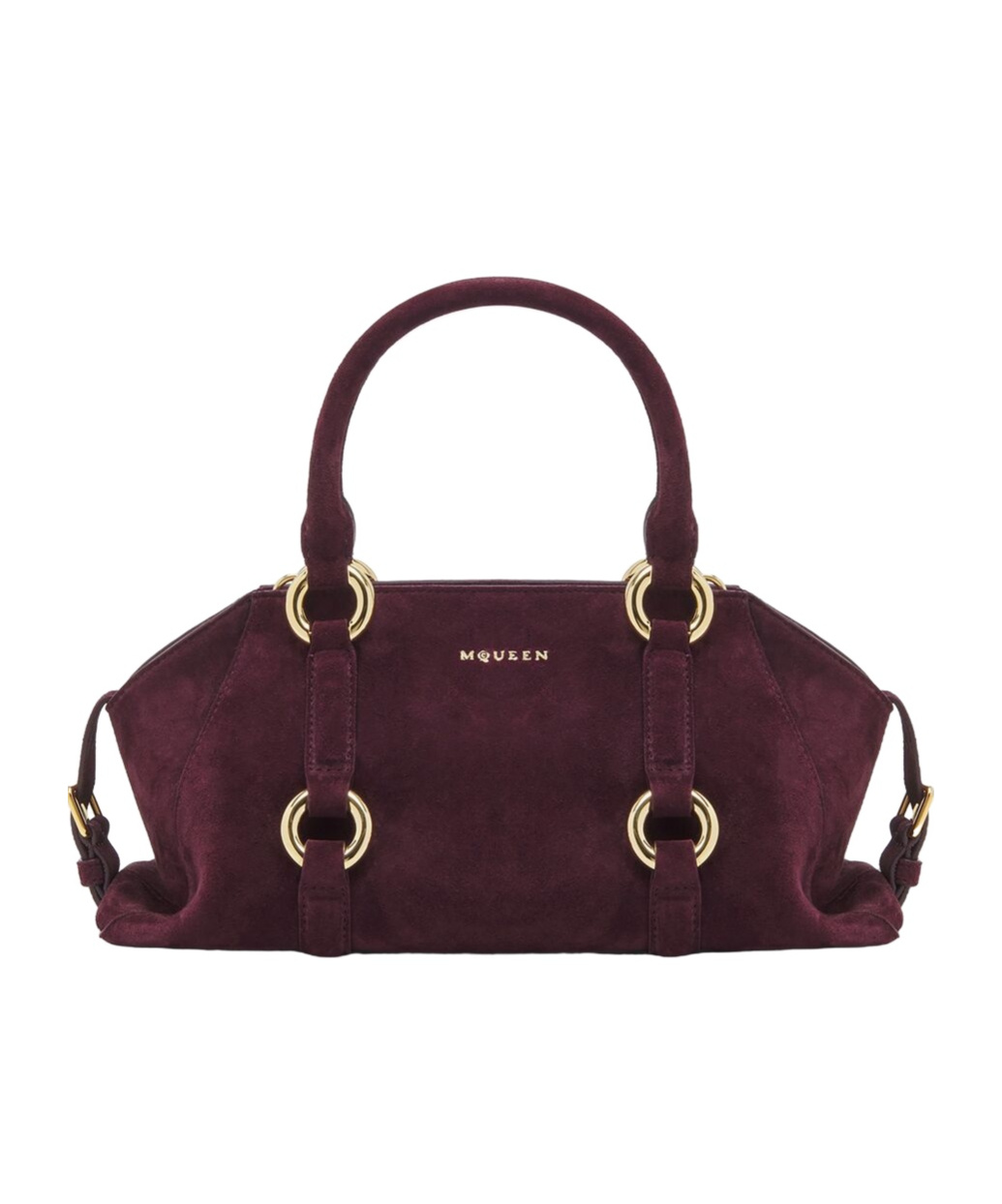 Alexander Mcqueen Women's Farringdon Small Bag In Oxblood In Red