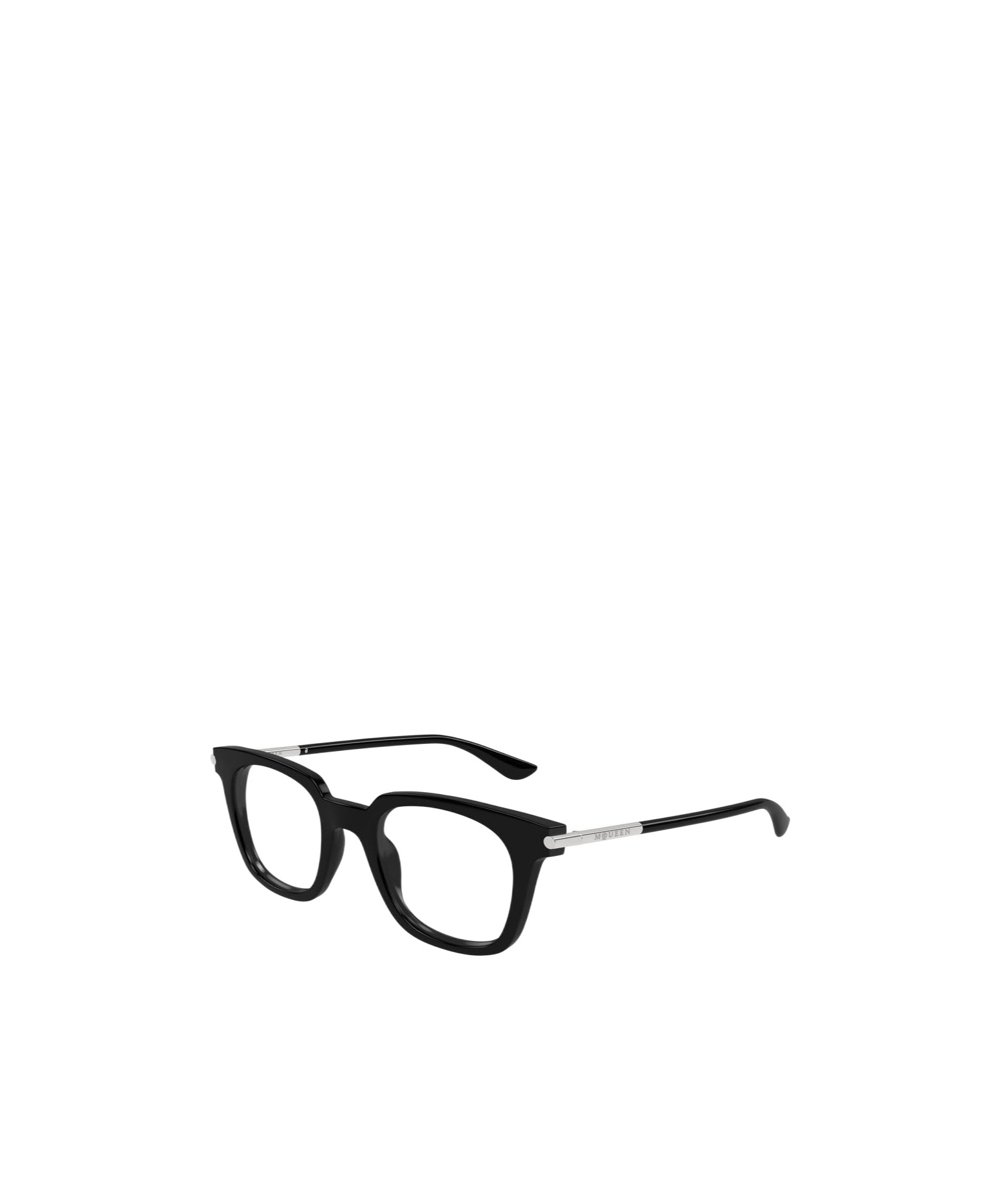 Alexander Mcqueen Geometric Frame Plain Mirror In Black