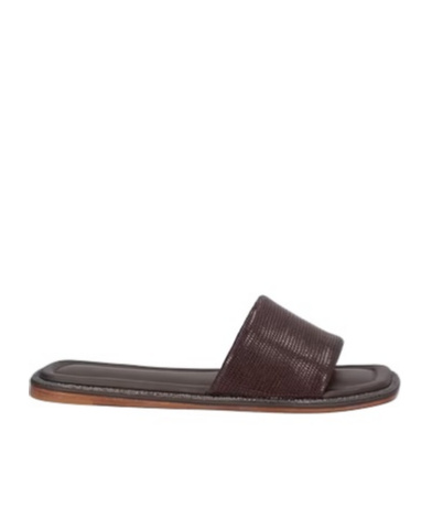 Brunello Cucinelli Slide Sandals In Brown