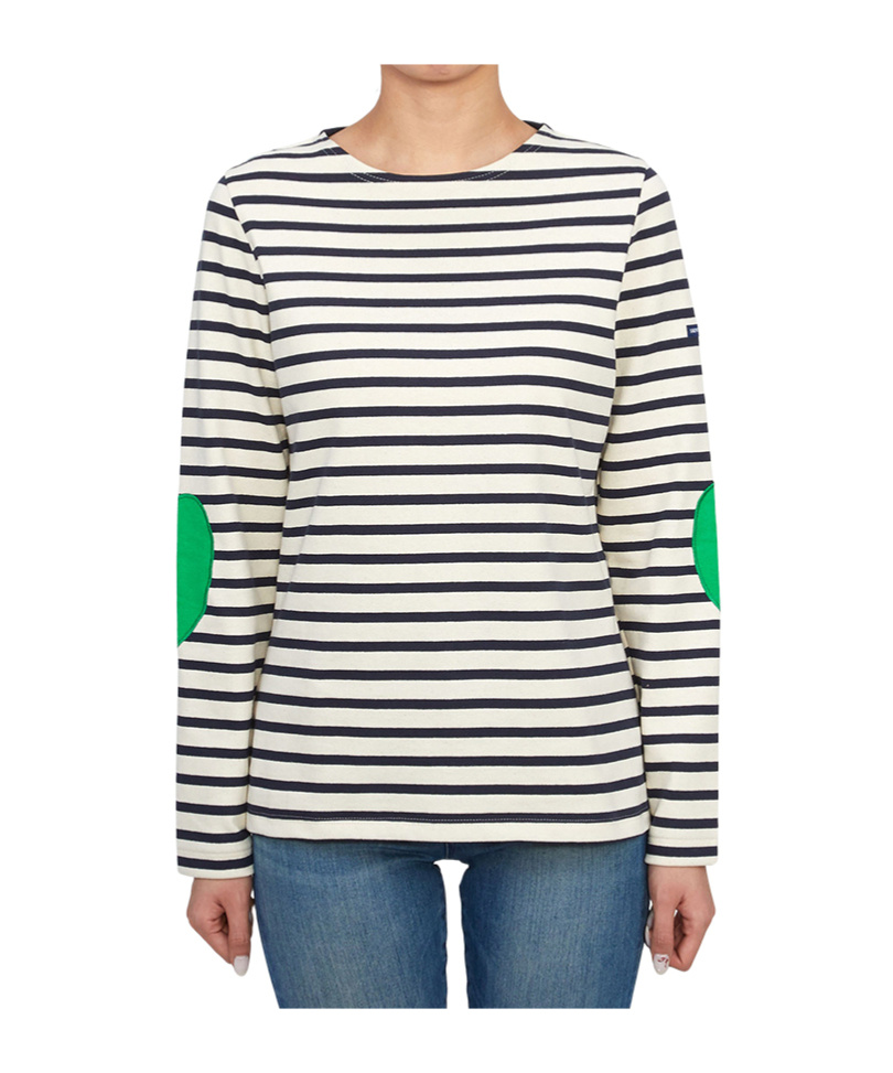 Saint James Striped Graphic T-shirt