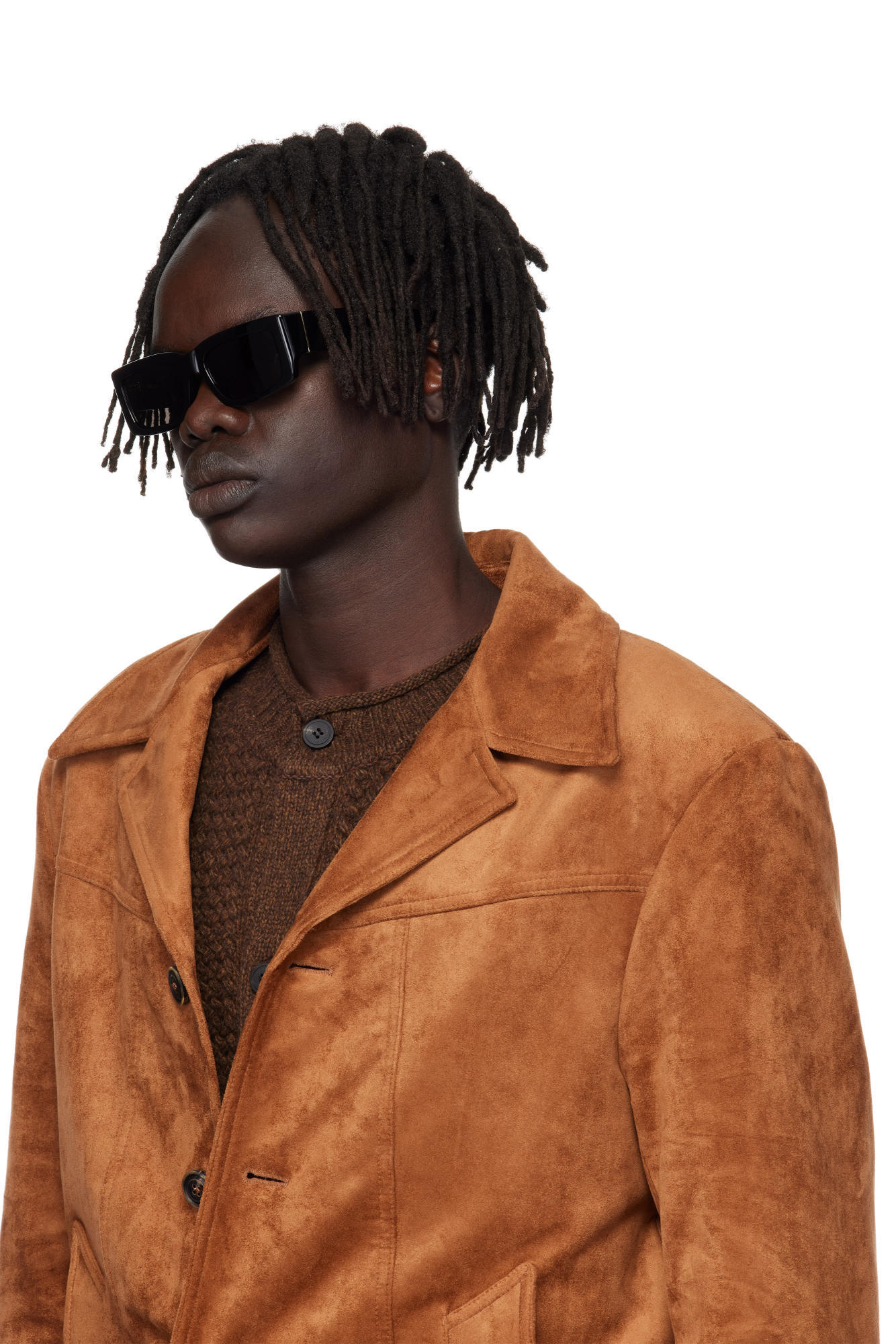 Retrosuperfuture Notte Sunglasses In Black