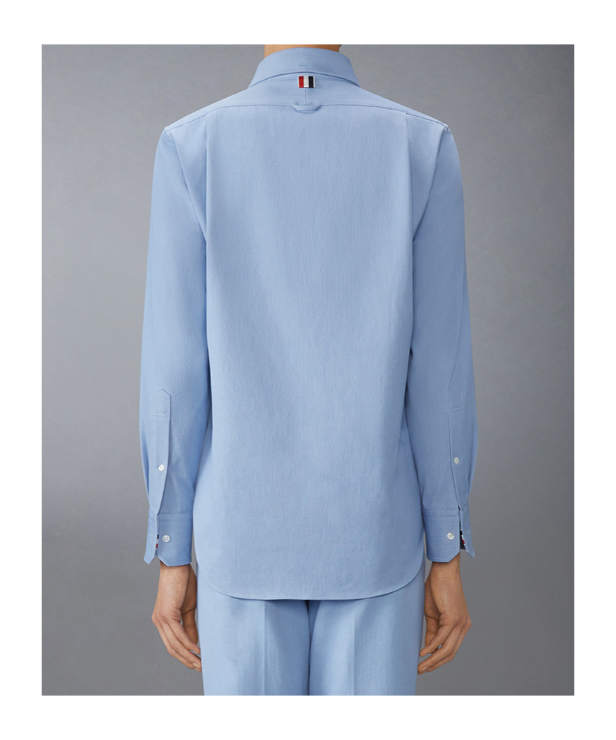 Thom Browne 'oxford Signature Striped Shirt In