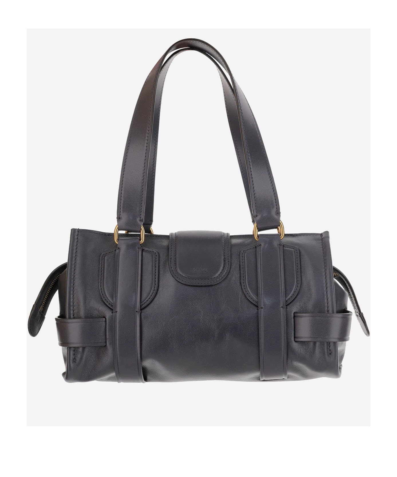 Chloé Double Handle Shoulder Bag In Black