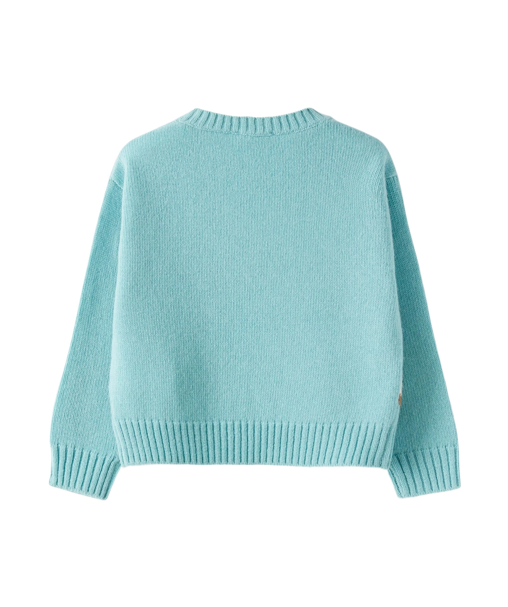 Il Gufo Patterned-intarsia Knit Jumper In Blue