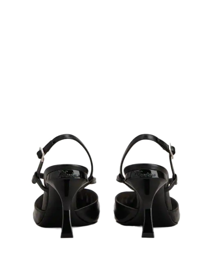 Roger Vivier Virgule D'orsay Pumps In Leather In Black