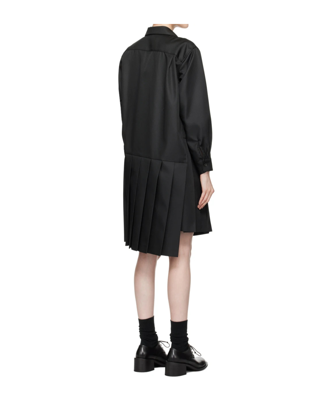 COMME DES GARÇONS PLEATED ASYMMETRICAL DRESS 