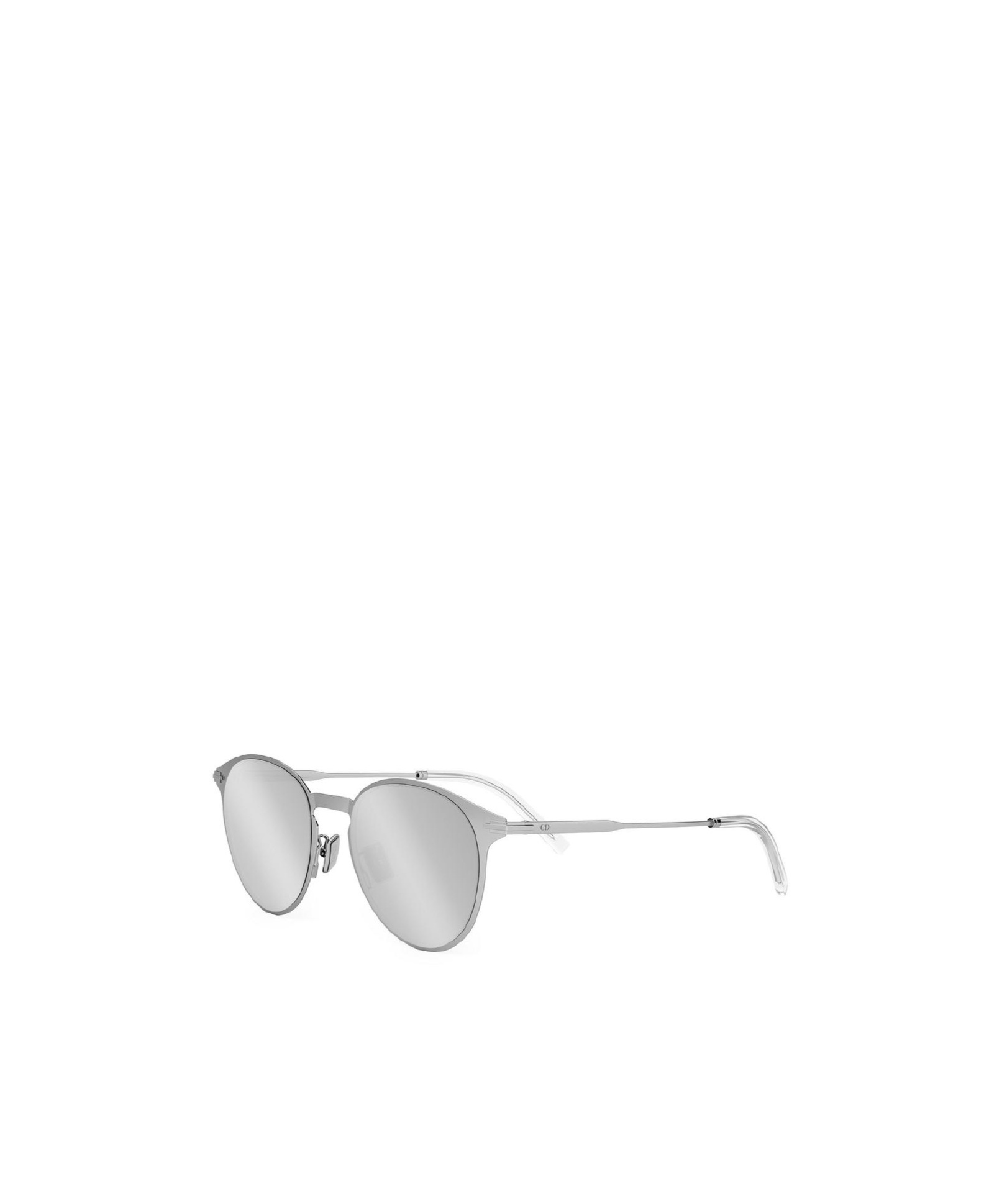 Dior Round Frame Sunglasses In Gray