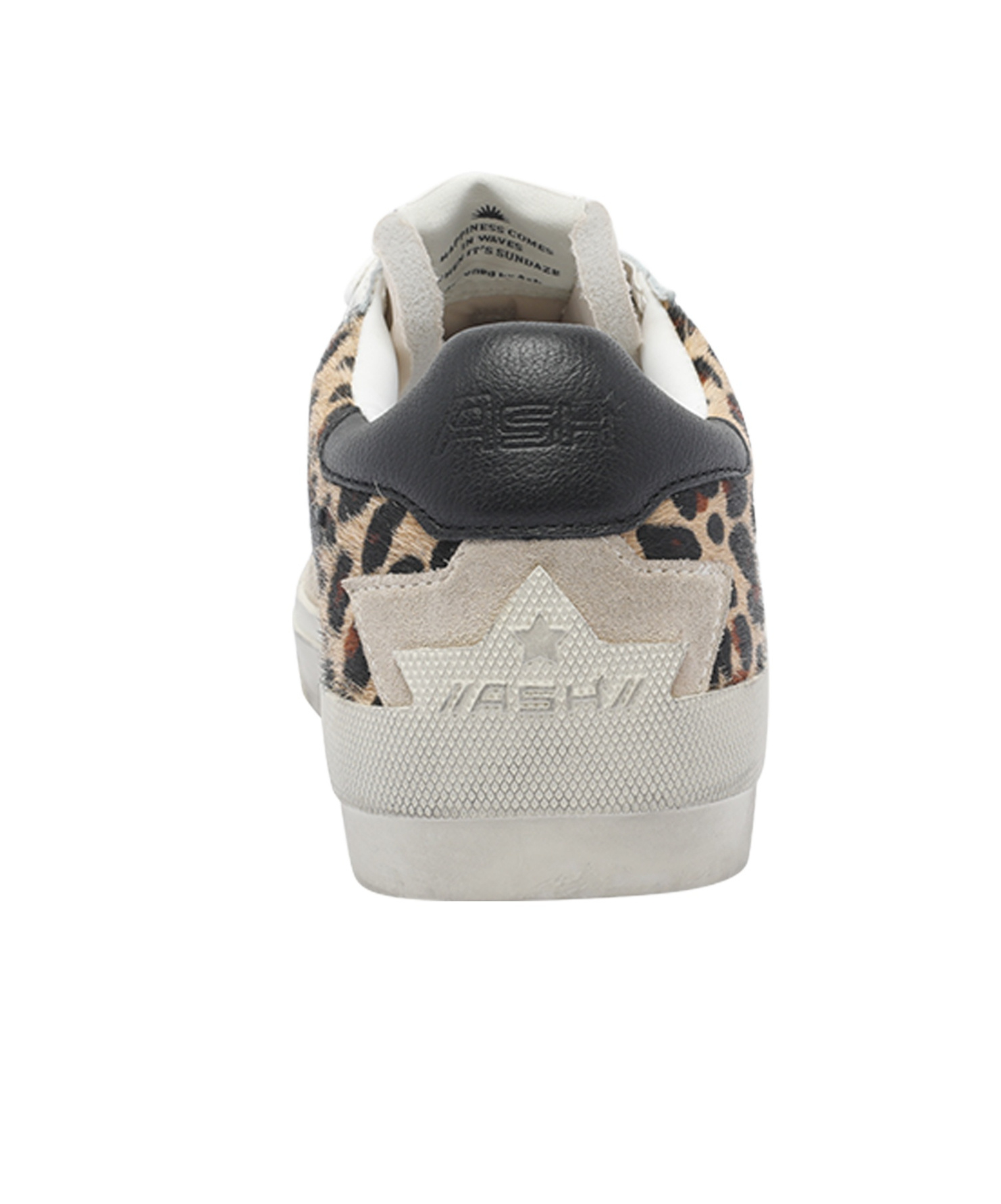 Ash Low Top Sneakers Leopard Detail In Gray