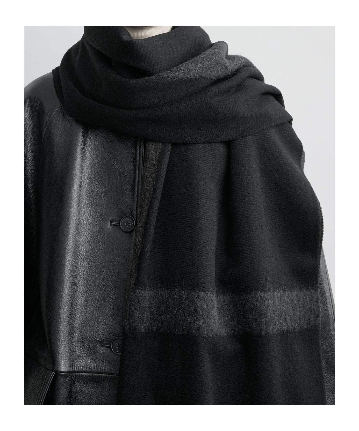 Totême Monogram Twill Scarf In Brown