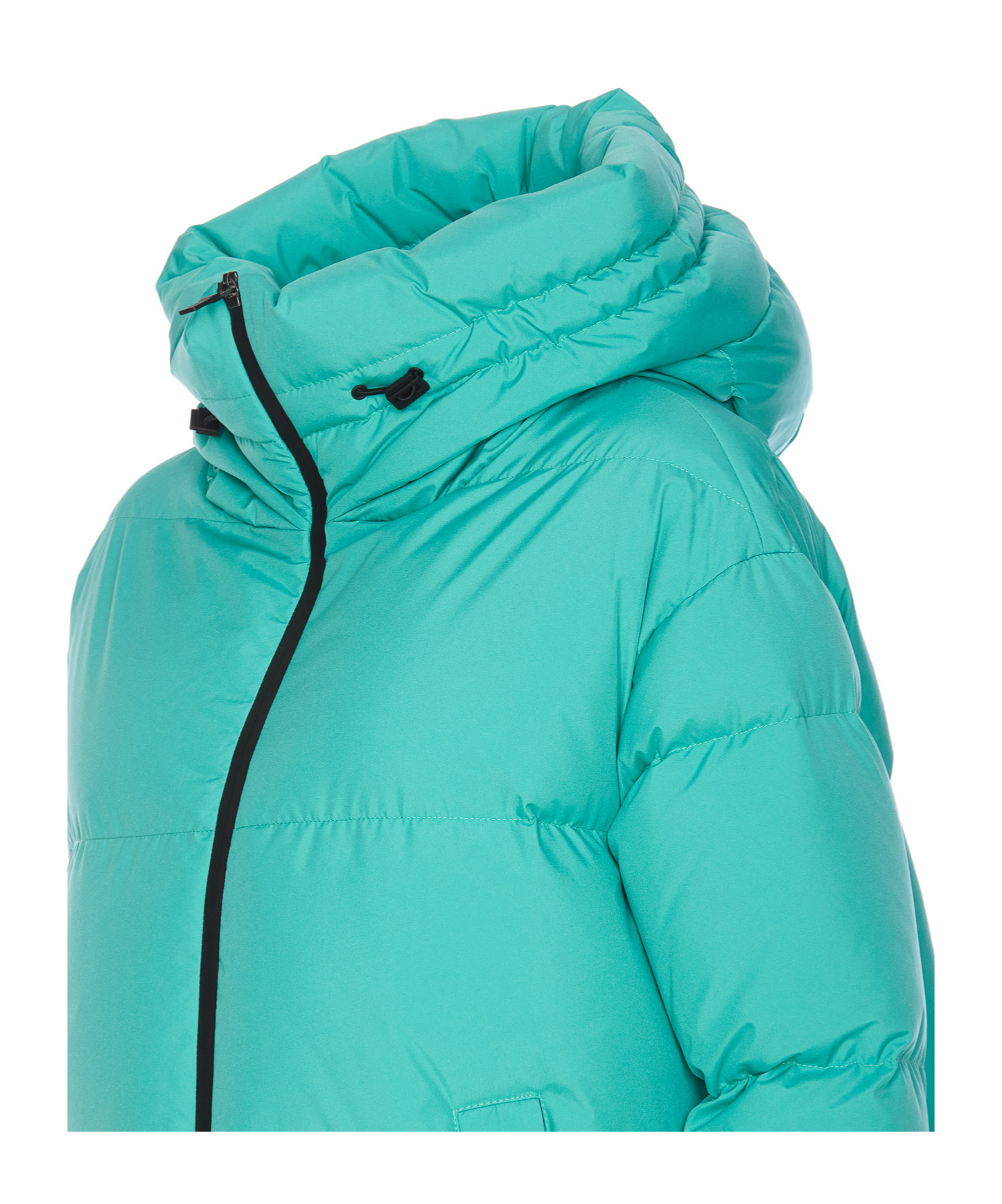 Herno Gore-tex Infinium Windstopper Laminar Down Jacket In Green