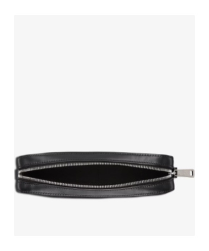 Fendi Diagonal Stripe Ff Motif Camera Crossbody Bag In Black