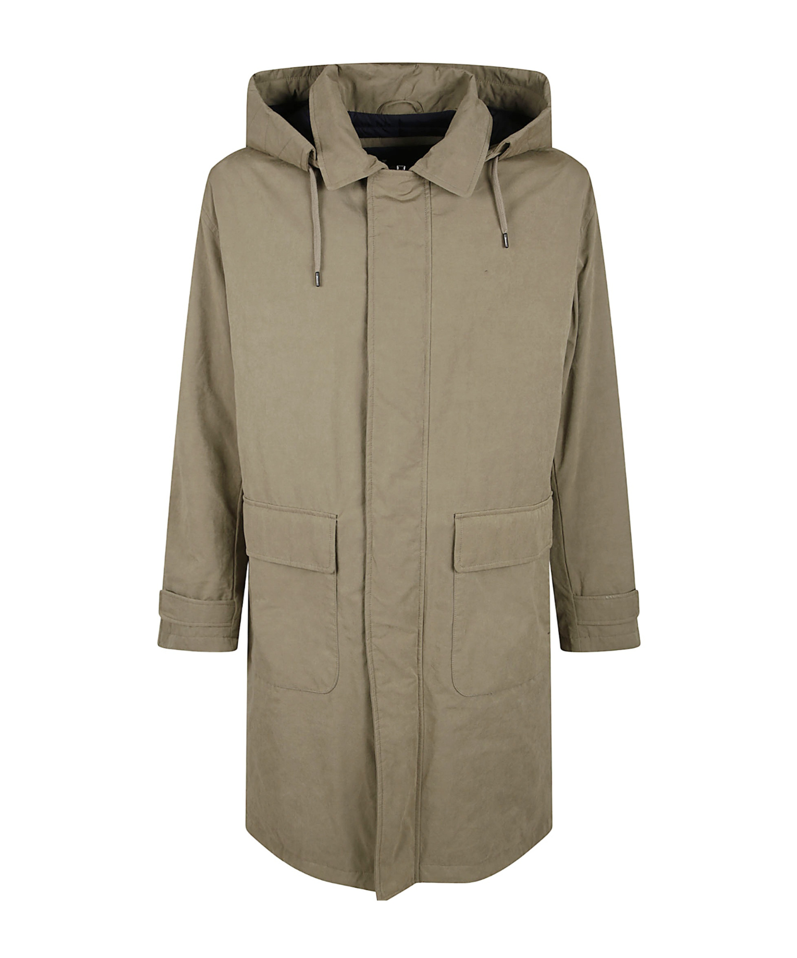 Herno Windbreaker-style Down Jacket In Green