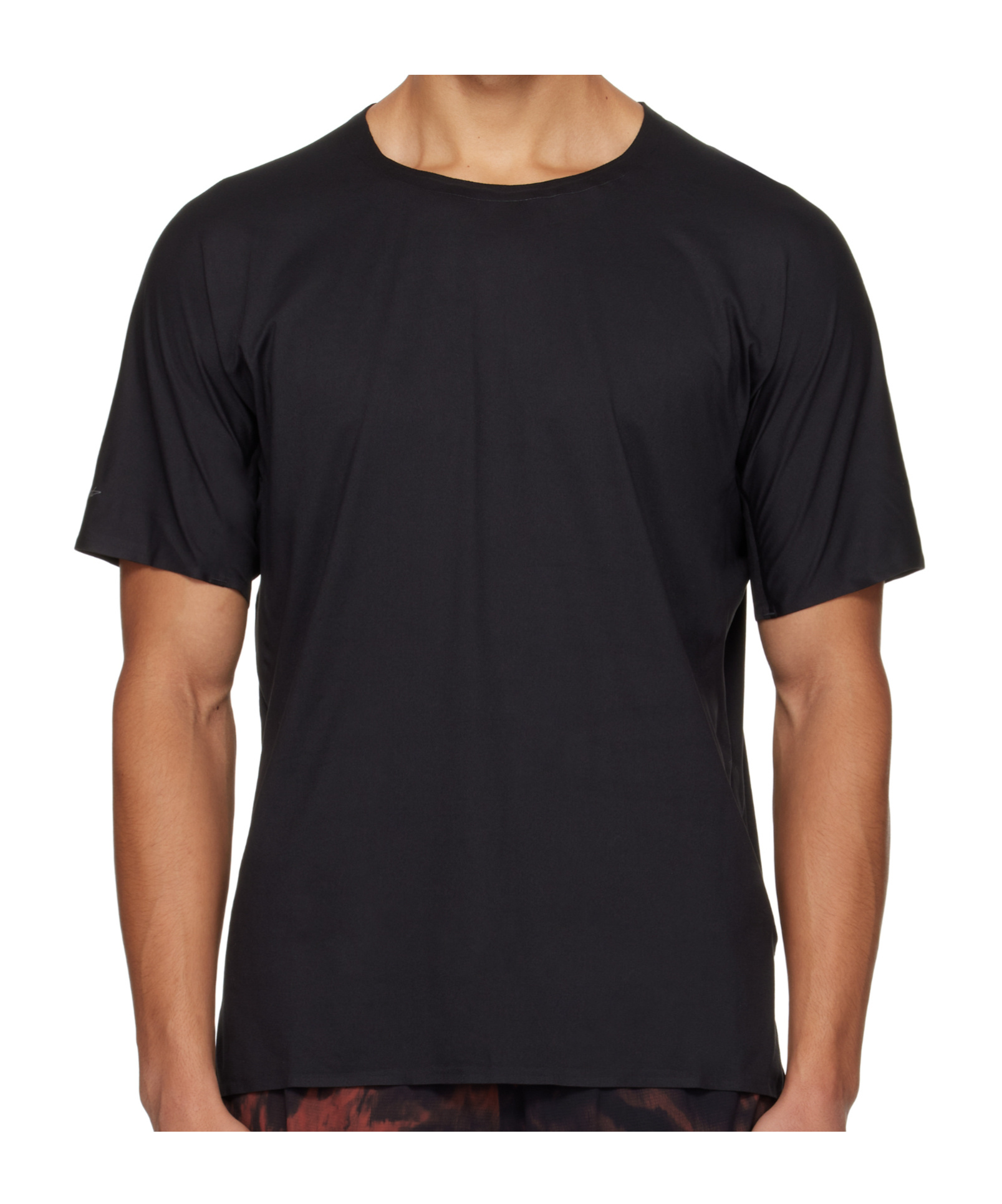 Y-3 Running Short Sleeve Tee In Black