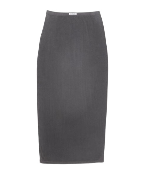 Acne Studios Elastic Waist Skirt In Black