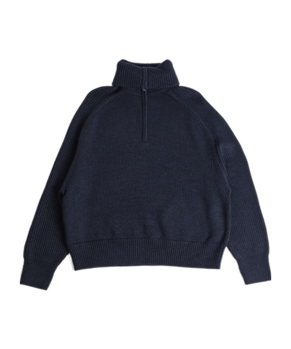 Studio Nicholson Long-sleeved Sweater In Black