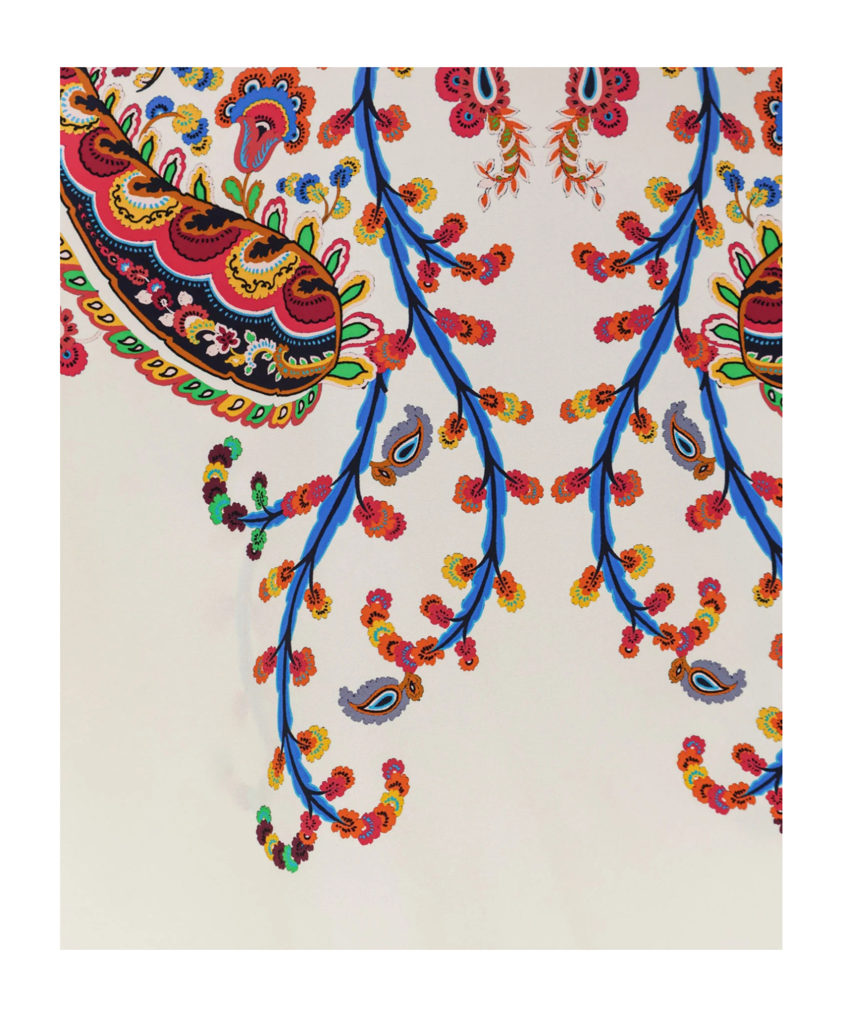 Etro Paisey-print Crewneck T-shirt In Multi